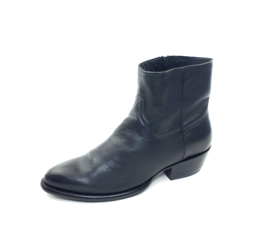 Tecovas The Jenny Womens Western Ankle Boots Midnight Black Leather Size 10.5 B